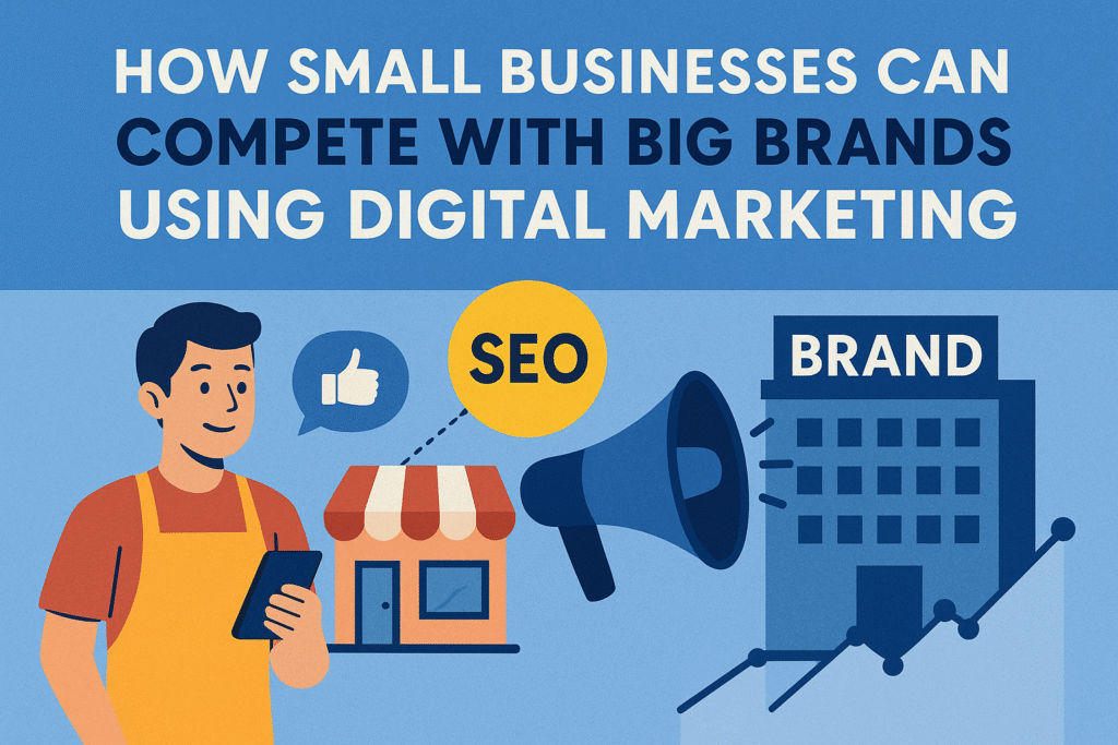 How Small Businesses Can Compete with Big Brands Using Digital Marketing